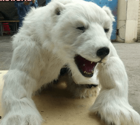 hire a realistic polar bear polar bear hire for tv animatronic creatures hire a polar bear the best Christmas Entertainment