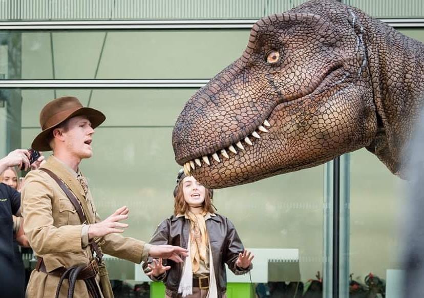 hire a t-rex hire a dinosaur hire a t-rex