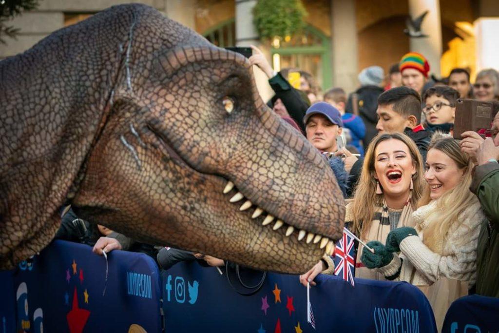 get press for your event get press make your event go viral with an amazing t-rex impress the crowds wow the crowds with dinosaurs hire a fossil hire a trex skull t-rex skull hire prop hire dinosaur installations hire museum quality props for film