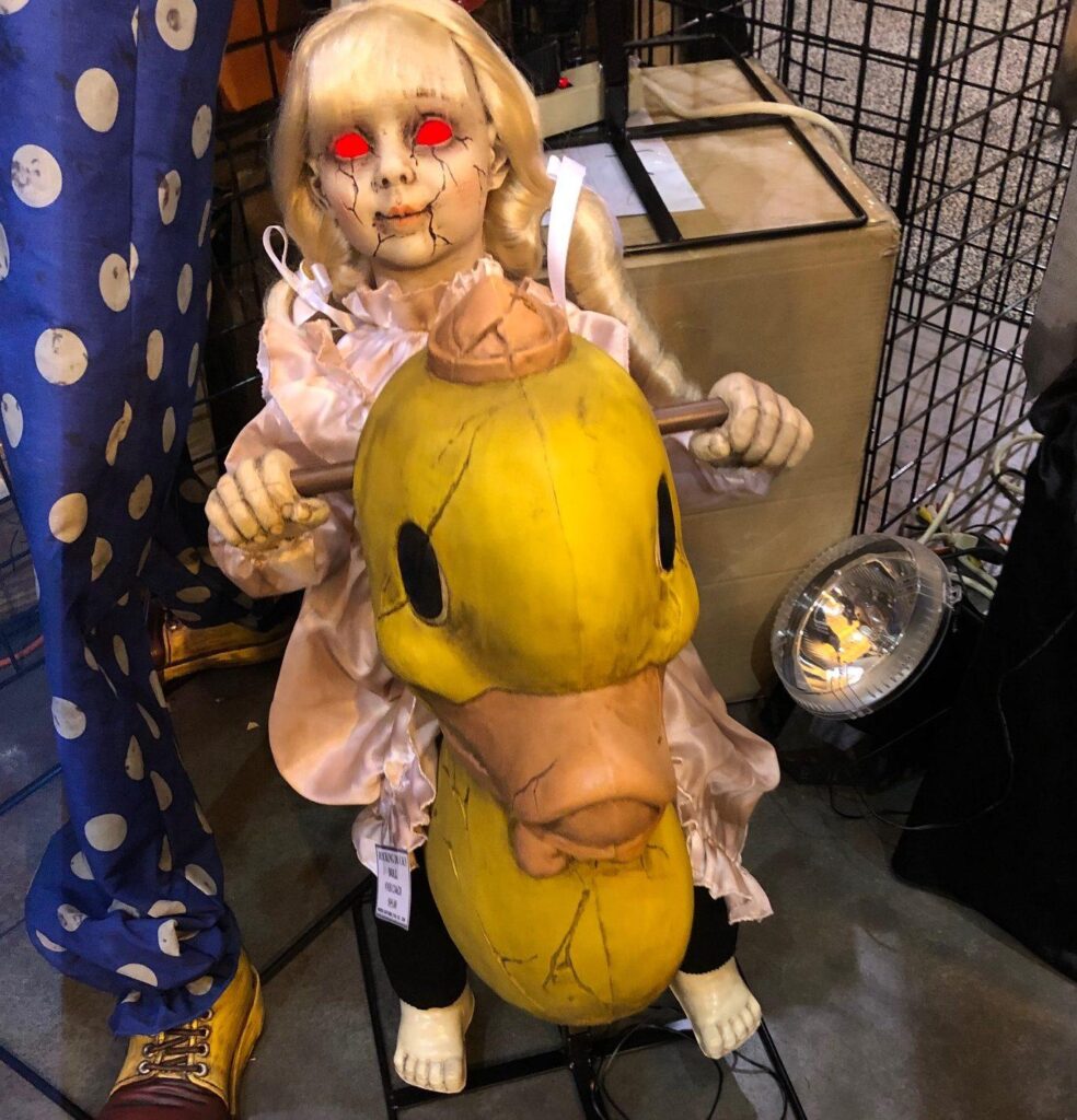 horror animatronics scary set dressing theme seasonal marketing activation