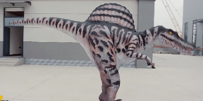 hire a spinosaurus dinosaur hire slice the spinosaurus hire a realistic dinosaur Jurassic world activations Jurassic world media events