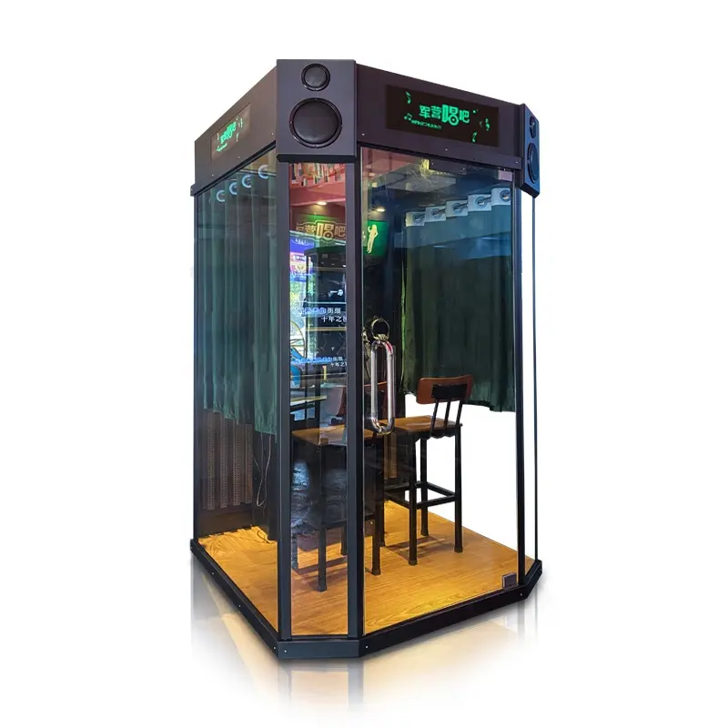 Retail space Installations karaoke pod box to increase visitors encourage shoppers back