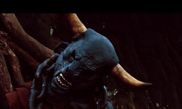 Hire scare actors for events hire monsters hire minotaur creature hire scare performer halloween