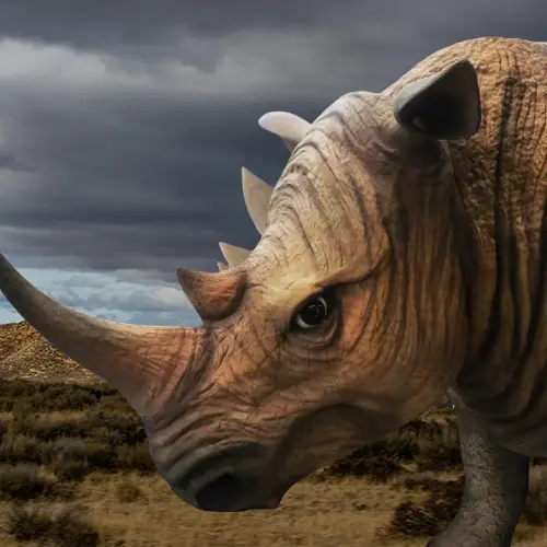 Hire a rhino costume for events hire a realistic rhino hire where can I hire a rhino for filming film animal costume realistic animal props for events and films