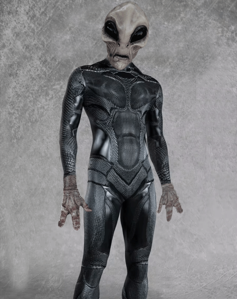 hire an alien hire a grey alien realistic alien costume