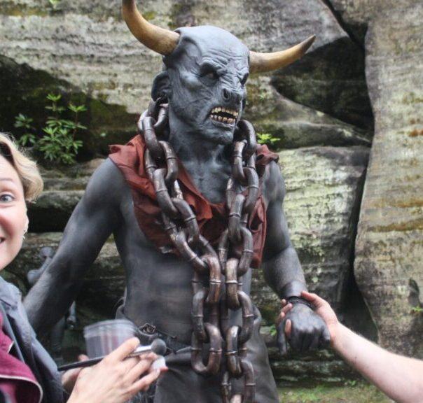 hire a minotaur realistic creature suits realistic monster costume film quality monster costume hire a monster for filming minotaur hire a reality minotaur silicone monster suits for film