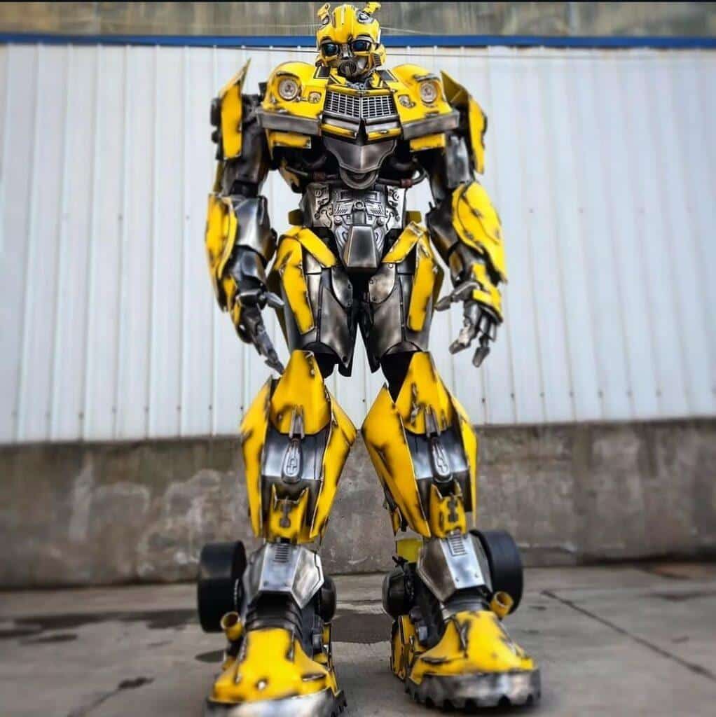 Bumblebee and Optimus Prime are guaranteed to give your stand some unique exhibition entertainment. Customer engagement, hire a robot hire the transformers bumblebee optimus prime. robot party, transformers party. Robot event. One of a kind. Exhibition entertainment