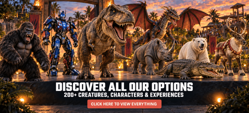 Hire a dinosaur hire mega mechs hire a rhino hire a polar bear Live shows Immersive Experience provider Dinosaur show provider hire monsters hire halloween monsters hire premium halloween creatures hire premium scare actors hire professional halloween costumes hire professional horror costumes hire professional monster acts professional creature costumes for halloween events Hire Hills Have Eyes Horror Characters hire premium halloween costumes hire premium halloween scary characters hire a dinosaur hire a trex hire a t-rex where can i hire the best dinosaurs events hire chomp